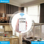 Load image into Gallery viewer, Smart curtain motor can control different curtains in different rooms. as long as they are connected to the smart app