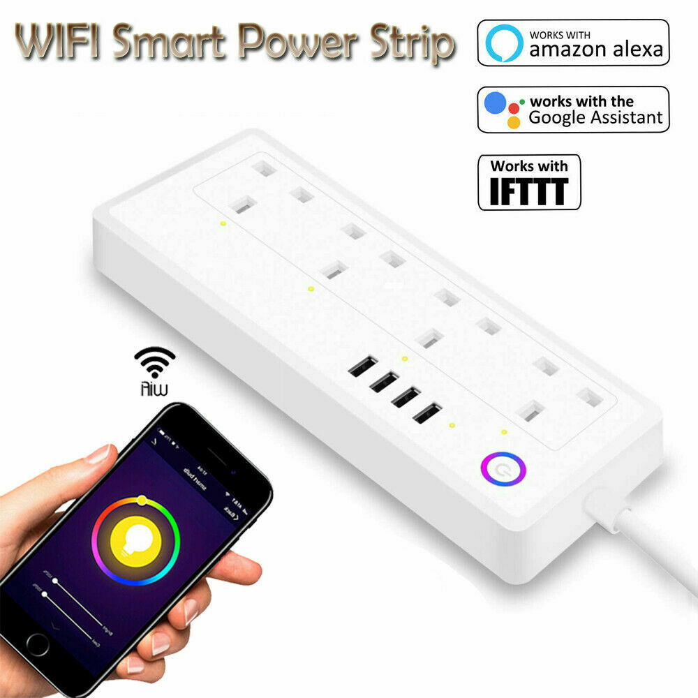Voice controlled smart power strip