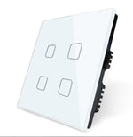 Load image into Gallery viewer, 4 gang white  smart switch 
