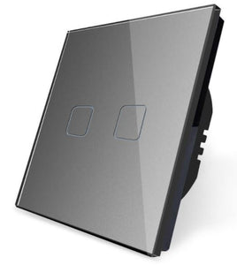 2 gang grey smart switch