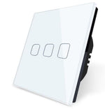 Load image into Gallery viewer, 3 gang white  smart switch 
