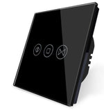 Load image into Gallery viewer, curtain control black  smart switch 
