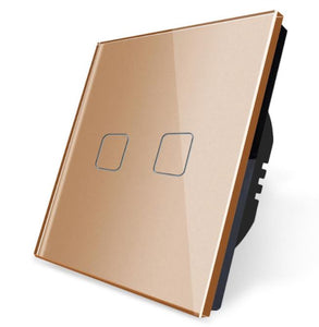 2 gang gold  smart switch 