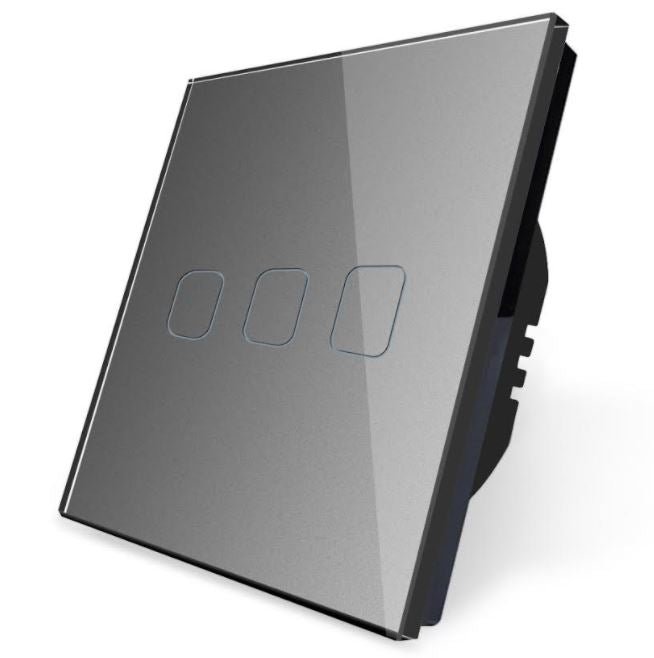 3 gang grey  smart switch 