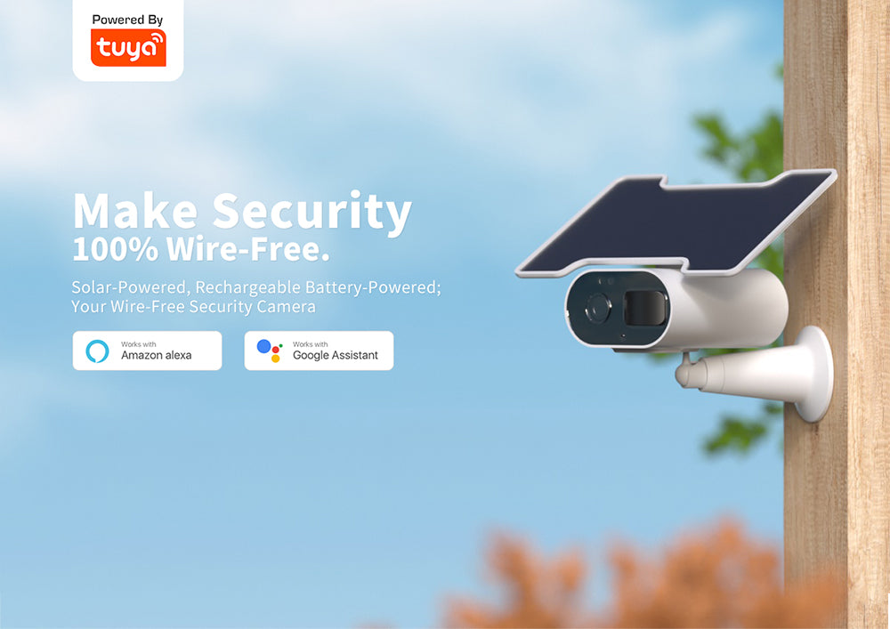 Night vision solar camera - home automation - smart life 