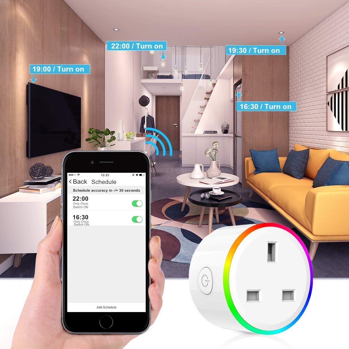 Smart app controlled plug