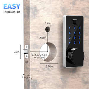 easy to install smart door lock