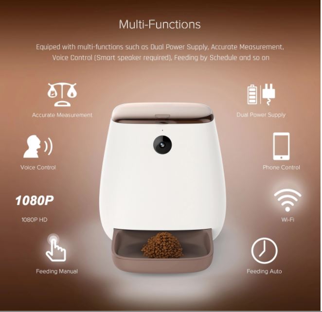 Multifunction in automatic pet feeder