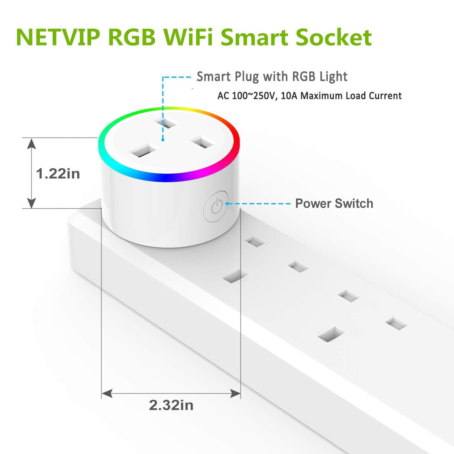 RGB Smart socket plug