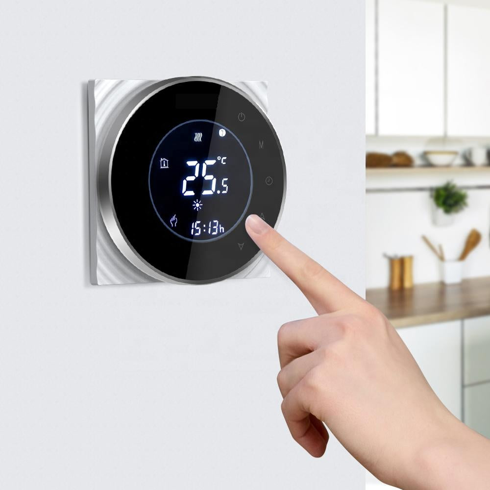 Touchscreen climate thermostat